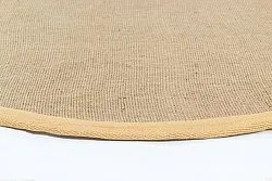 Tapete redondo (sisal) - Agave (taupe claro)