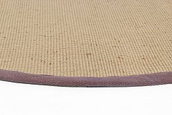 Tapete redondo (sisal) - Agave (natural/marrom)