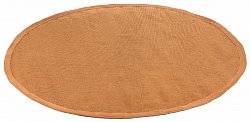 Tapete redondo (sisal) - Agave (laranja)