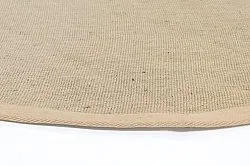 Tapete redondo (sisal) - Agave (taupe)