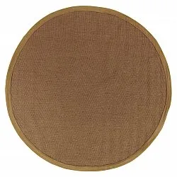 Tapete redondo (sisal) - Agave (marrom)