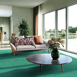 Tapete de sisal - Agave (verde esmeralda)