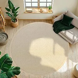 Tapete redondo (sisal) - Agave (taupe)