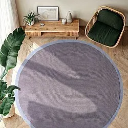 Tapete redondo (sisal) - Agave (cinza)
