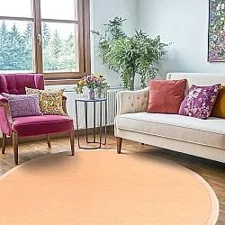 Tapete redondo (sisal) - Agave (damasco)