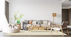 Tapete de sisal - Agave (branco natural)