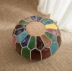 Pufe - Couro Marroquino (multi) 03