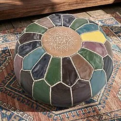 Pufe - Couro Marroquino (multi) 03