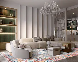 Tapete Wilton - Jedaida (multicolorido)