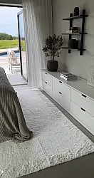 Tapetes felpudos - Ebba Natural Cotton Shaggy (offwhite)