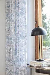 Cortinas - Cortina de algodão Soft (azul)