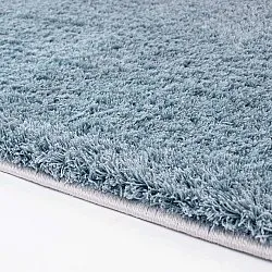 Runda mattor - Soft Shine (turkos)