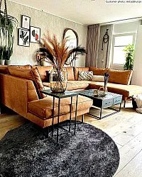 Tapetes redondos - Cosy (antracite)