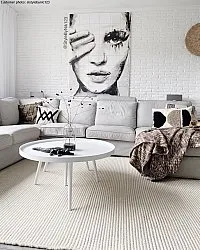 Tapete de lã - Coastal (creme)