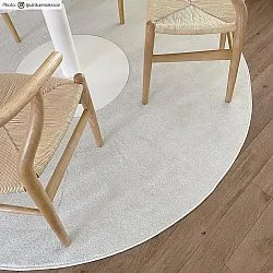 Tapete redondo - Sunayama (branco)