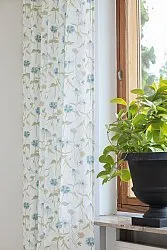 Cortinas - Cortina de algodão Sweetie (azul)