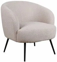 Fåtölj - Capri (beige/bouclé)