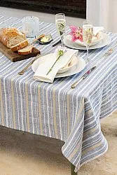 Toalha de mesa de linho Tara (azul)