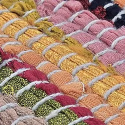 Tapete de retalhos - Happy (rosa/multi)