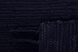 Tapete de retalhos - Silje (azul/azul escuro)