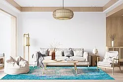 Tapete Wilton - Jules (turquesa)