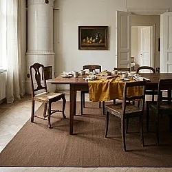Tapete de lã - Charonne Flat Handloom Wool Premium (marrom)