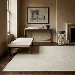 Tapete de lã - Charonne Flat Handloom Wool Premium (creme)