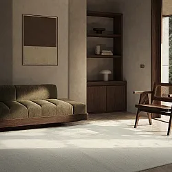 Tapete de lã - Charonne Flat Handloom Wool Premium (creme)