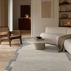 Tapete de lã - Agra Hand Tufted Wool Premium (cinza)