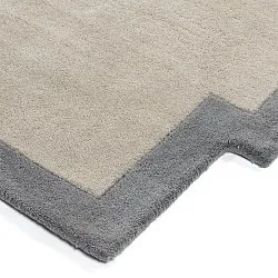 Tapete de lã - Agra Hand Tufted Wool Premium (cinza)