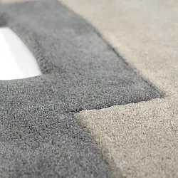 Tapete de lã - Agra Hand Tufted Wool Premium (cinza)