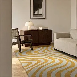 Tapete de lã - Aiz Hand Tufted Wool Premium (amarelo)