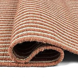 Tapete de lã - Arbil (terracota/branco)