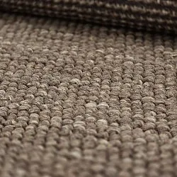 Tapete redondo - Avafors Wool Bubble (marrom/bege)