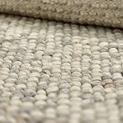 Tapete de lã - Avafors Wool Bubble (cinza/bege)
