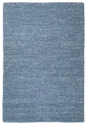Tapete de lã - Avafors Wool Bubble (azul-marinho/creme)