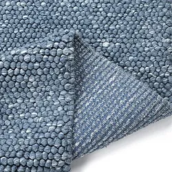 Tapete de lã - Avafors Wool Bubble (azul-marinho/creme)