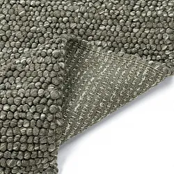 Tapete de lã - Avafors Wool Bubble (verde musgo/creme)