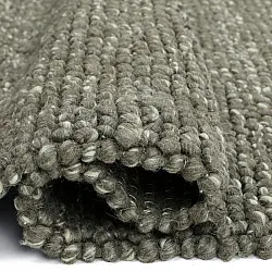 Tapete de lã - Avafors Wool Bubble (verde musgo/creme)