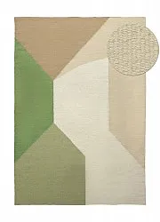 Tapete de lã - Aveiro (verde/multi)
