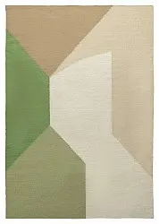 Tapete de lã - Aveiro (verde/multi)