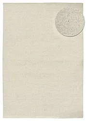 Tapete de lã - Charonne Flat Handloom Wool Premium (creme)