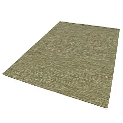 Tapete de lã - Charonne Flat Handloom Wool Premium (verde)