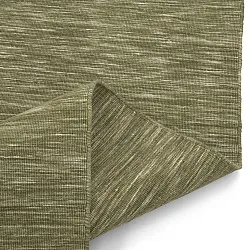 Tapete de lã - Charonne Flat Handloom Wool Premium (verde)