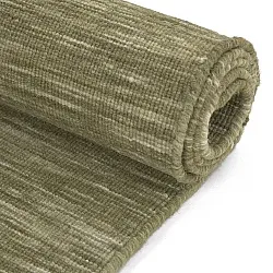 Tapete de lã - Charonne Flat Handloom Wool Premium (verde)
