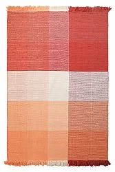 Tapete de lã - Chaves (vermelho/laranja)