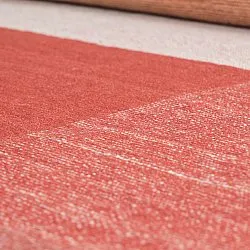 Tapete de lã - Chaves (vermelho/laranja)