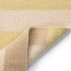 Tapete de lã - Covilha (creme/bege/amarelo claro)
