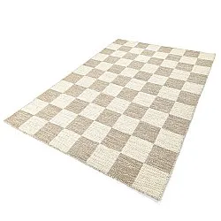 Tapete de lã - Dundee (bege/branco)