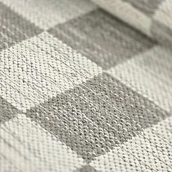 Tapete de lã - Dundee (cinza/branco)